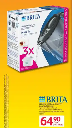 Selgros Brita dzbanek marella +3 filtry maxtra pro pure oferta