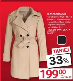 Selgros Płaszcz damski oferta