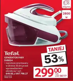 Selgros Generator pary Tefal oferta