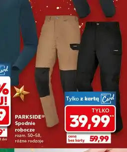 Kaufland Spodnie robocze Parkside oferta