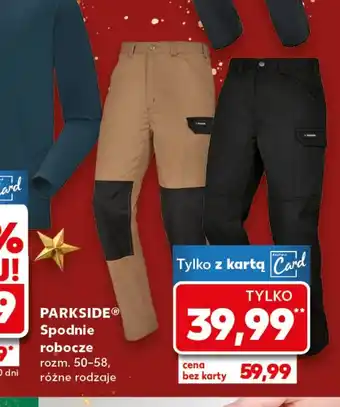 Kaufland Spodnie robocze Parkside oferta