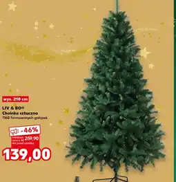 Kaufland Choinka sztuczna Liv & BO oferta