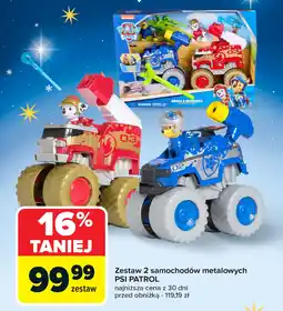 Carrefour Zestaw 2 samochodów metalowych PSI PATROL oferta