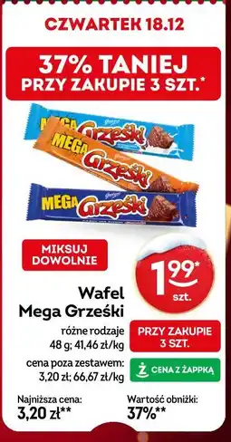 Żabka Wafel Mega Grześki oferta