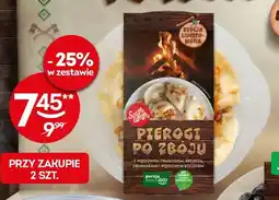 Żabka Pierogi po zbóju z wędzonym twarogiem, bryndzą, ziemniakami i wędzonym boczkiem oferta