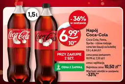 Żabka Napój Coca-Cola (Coca Cola, Fanta, Sprite) oferta