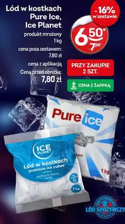 Żabka Lód w kostkach Pure Ice, Ice Planet oferta