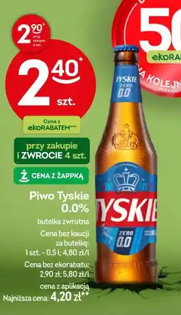 Żabka Piwo Tyskie 0.0% oferta