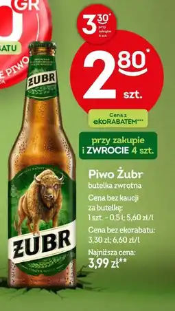 Żabka Piwo Żubr oferta