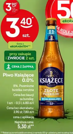 Żabka Piwo Książęce 0.0% (Złote Pszeniczne) oferta