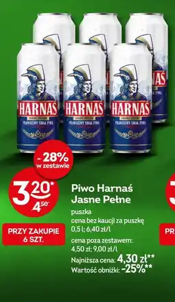 Żabka Piwo Harnaś Jasne Pełne oferta