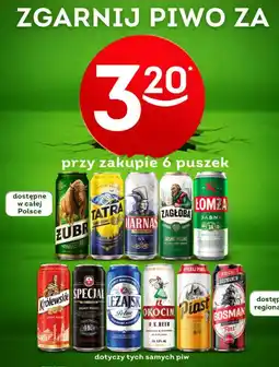 Żabka Piwo (różne rodzaje) oferta