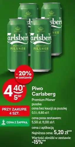 Żabka Piwo Carlsberg Premium Pilsner puszka oferta