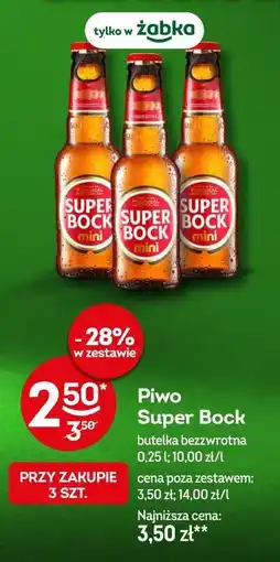 Żabka Piwo Super Bock oferta