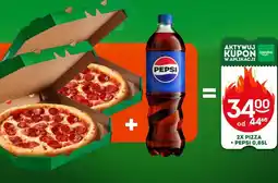 Żabka 2x Pizza + Pepsi 0,85L oferta