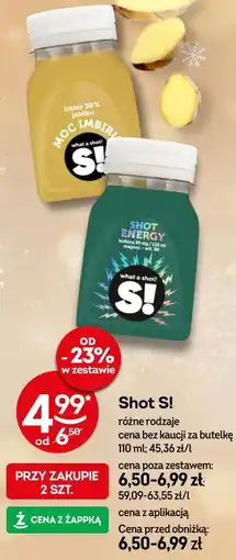 Żabka Shot S! (różne rodzaje) oferta