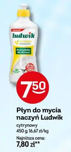 Żabka Płyn do mycia naczyń Ludwik cytrynowy oferta