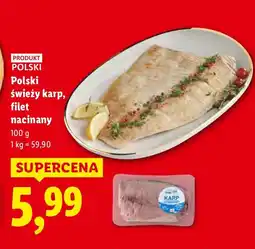 Lidl Karp Polski świeży, filet nacinany Lidl oferta