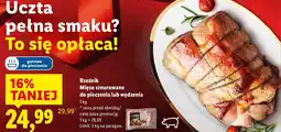 Lidl Mięso sznurowane do pieczenia lub wędzenia Rzeźnik oferta