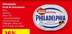 Lidl Serek do smarowania Philadelphia oferta