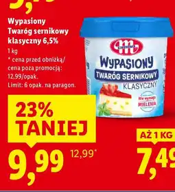Lidl Twaróg sernikowy Wypasiony klasyczny 6,5% 1 kg oferta