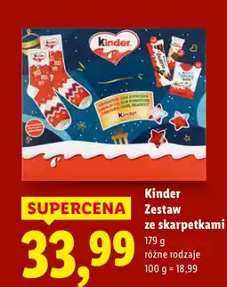 Lidl Zestaw ze skarpetkami Kinder oferta