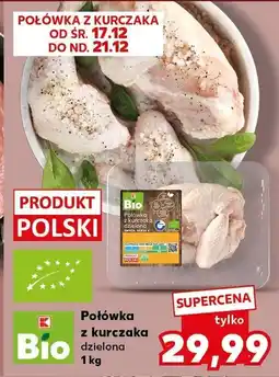Kaufland Połówka z kurczaka dzielona Bio Kaufland oferta