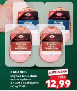 Kaufland Szynka mocno wędzone KABANOS oferta