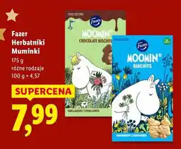 Lidl Herbatniki Muminki Fazer oferta