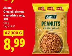 Lidl Orzeszki ziemne w miodzie z solą, XXL Alesto oferta