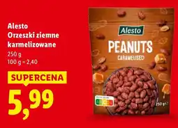 Lidl Orzeszki ziemne karmelizowane Alesto oferta