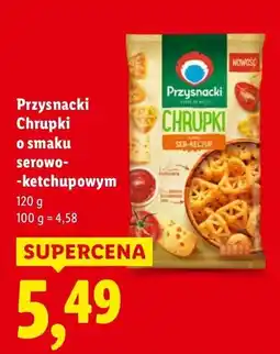 Lidl Chrupki o smaku serowo-ketchupowym Przysnacki oferta