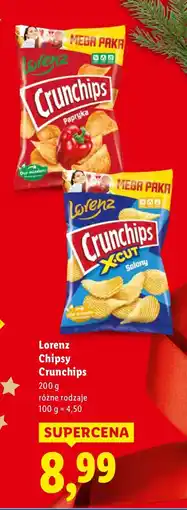 Lidl Chipsy runchips, różne rodzaje Lorenz oferta