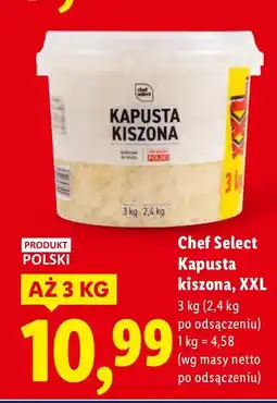 Lidl Kapusta kiszona, XXL, 3 kg Chef Select oferta