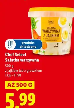 Lidl Sałatka warzywna z jajkiem, 500 g Chef Select oferta