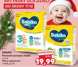 Kaufland Formuła na bazie mleka 2, 3, 4 Bebiko oferta