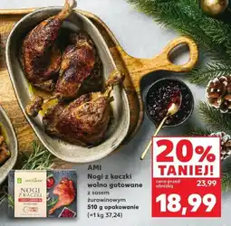 Kaufland Nogi z kaczki wolno gotowane z sosem żurawinowym AMI oferta