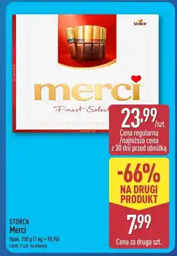 ALDI Czekolada Merci STORCK oferta