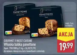ALDI Włoska babka panettone GOURMET FINEST CUISINE oferta