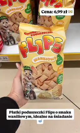Dino Płatki poduszeczki waniliowe Flips oferta