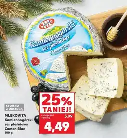 Kaufland Ser pleśniowy Kamiennogórski Camen Blue 100 g MLEKOVITA oferta