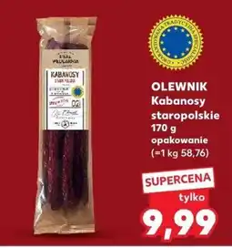 Kaufland Kabanosy staropolskie 170 g Olewnik oferta