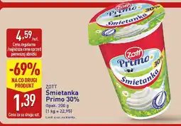 ALDI Śmietanka Primo 30% ZOTT oferta