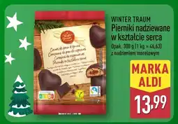 ALDI Pierniki nadziewane w kształcie serca WINTER TRAUM oferta