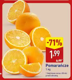 ALDI Pomarańcze Aldi oferta
