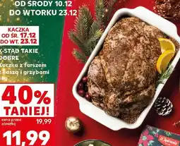 Kaufland Kaczka z farszem, kaszą i grzybami 1kg K-Stąd Takie Dobre oferta