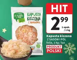Intermarche Kapusta kiszona z SADÓW I PÓL folia oferta