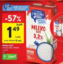 Intermarche Mleko UHT Z MLECZNEJ DROGI 3,2% oferta