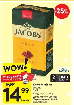 Intermarche Kawa mielona JACOBS Gold oferta