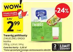 Intermarche Twaróg półtłusty Z MLECZNEJ DROGI kostka oferta